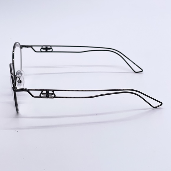 NEW BALENCIAGA BB0066O 001 GREY METAL EYEGLASSES BALENCIAGA BB00660 - Picture 5 of 11
